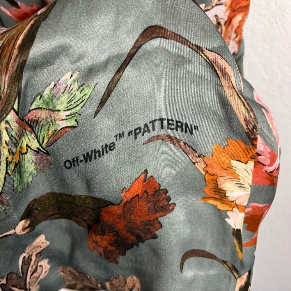 Off-White c/o Virgil Abloh Floral Wide Leg Palazzo Pants Size 44 - Picture 12 of 16